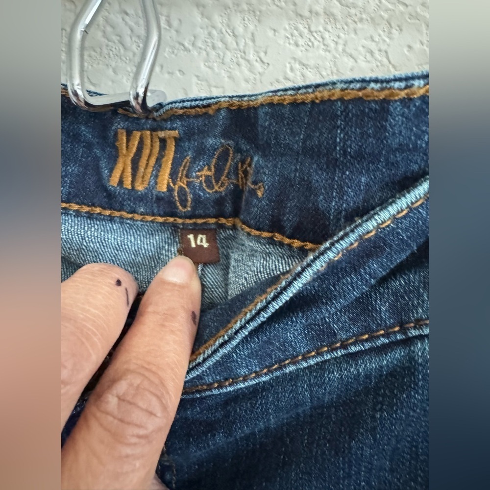 Kut From The Kloth Women’s Katy Boyfriend Blue Denim Jeans Size 14 - Picture 5 of 15